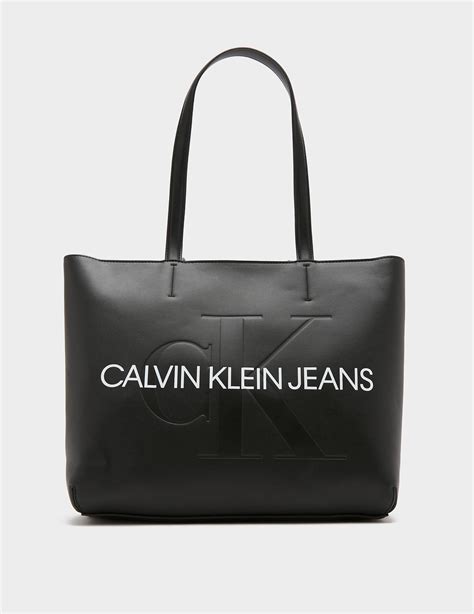 calvin klein reversible tote bag|calvin klein tote bag monogram.